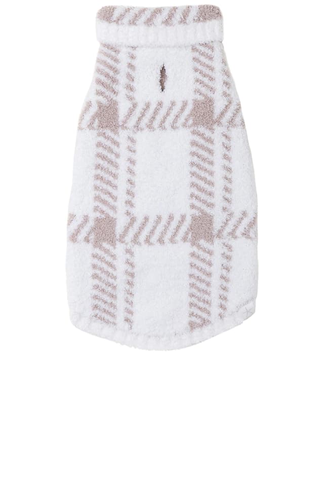 CozyChic Plaid Pet Sweater