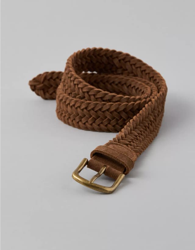 AE Braided Suede Belt