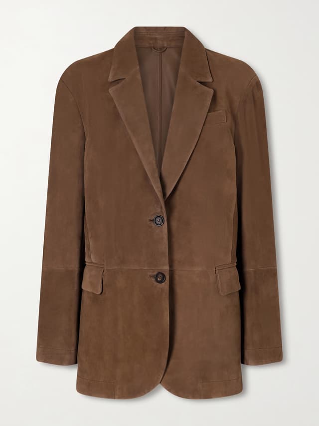 Suede blazer