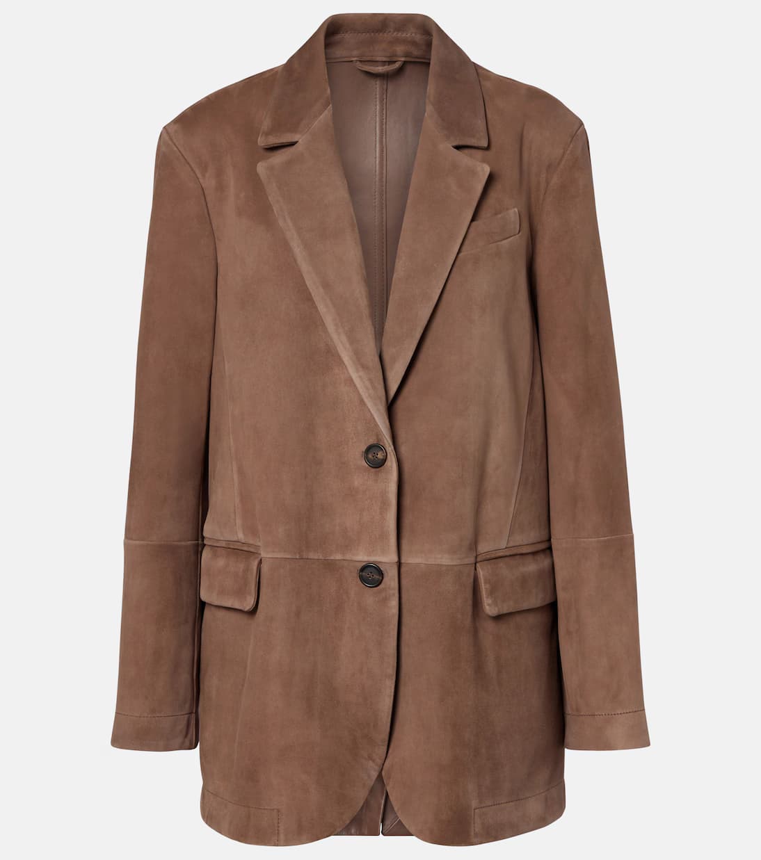 Suede blazer