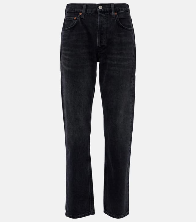 Parker Long mid-rise straight jeans