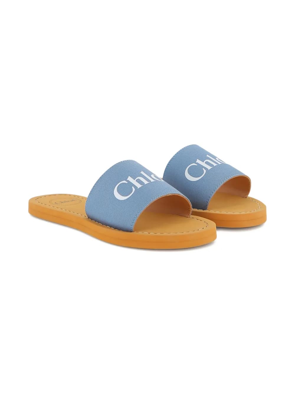 logo-print sandals
