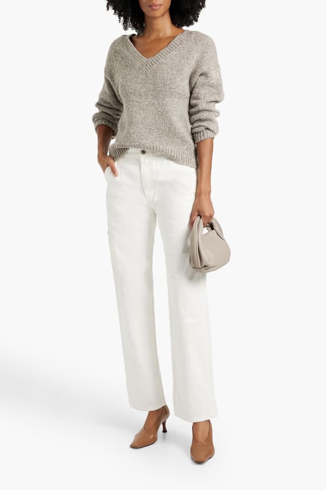 Calvin high-rise straight-leg jeans