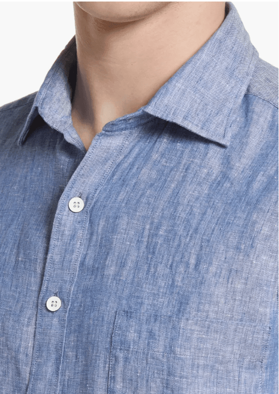 Seaford Linen Button-Up Shirt