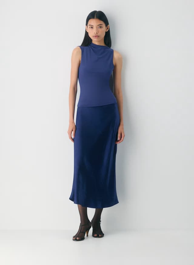 Slip Satin Maxi Skirt