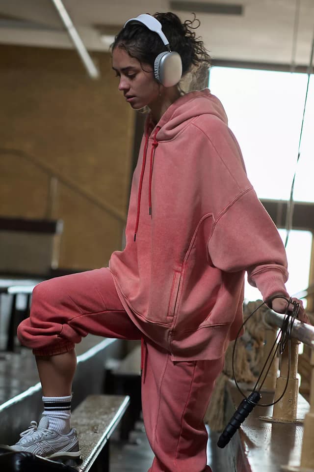 Sprint To The Finish Washed Hoodie