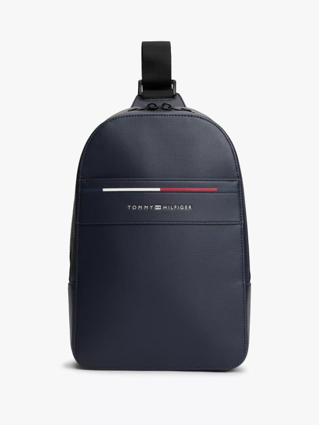 Signature Stripe Crossbody Sling Bag