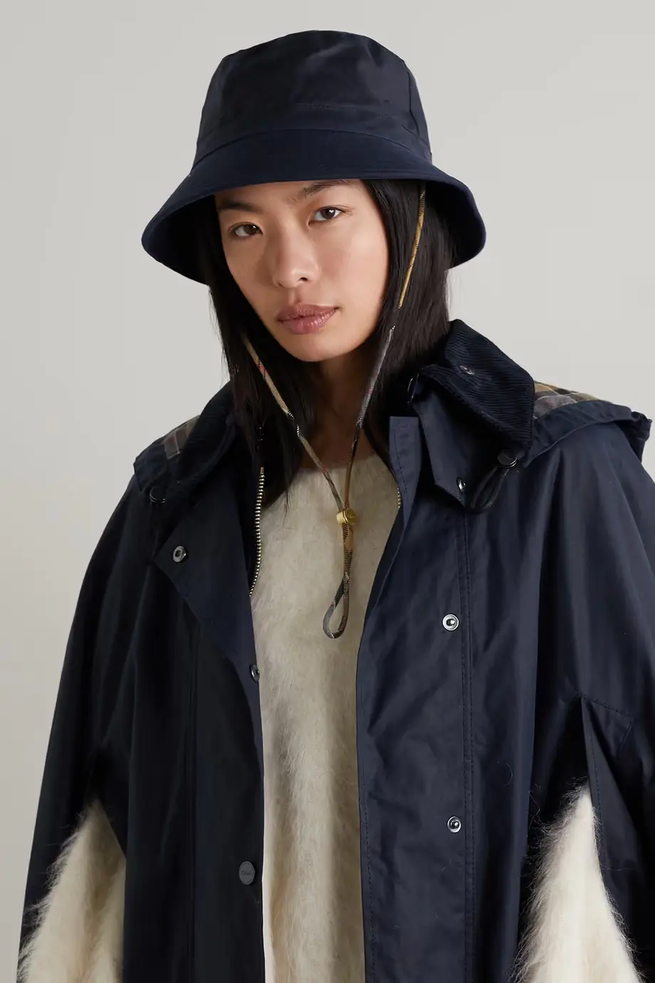 Barbour waxed cotton-canvas bucket hat