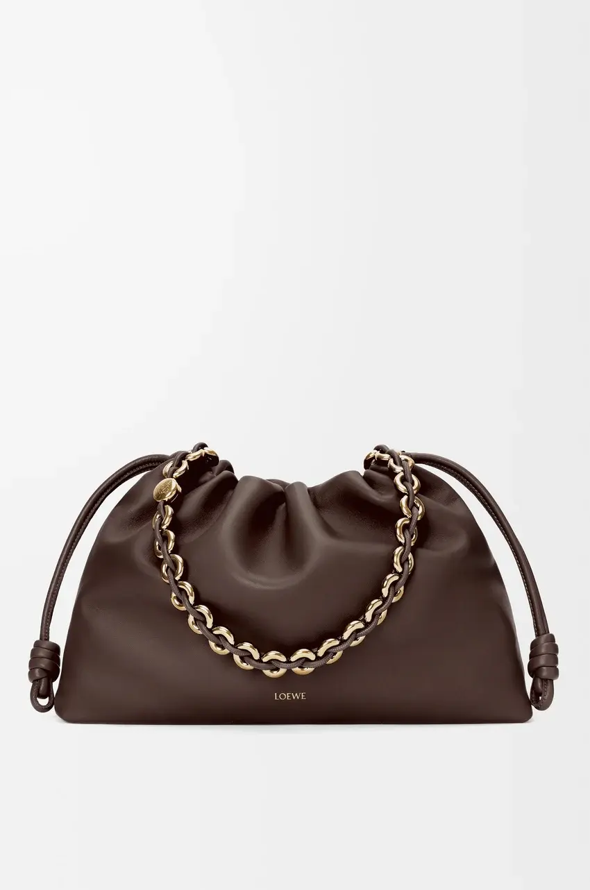 Large Flamenco purse in mellow nappa lambskin