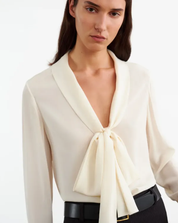 ANGELIQUE SILK BLOUSE