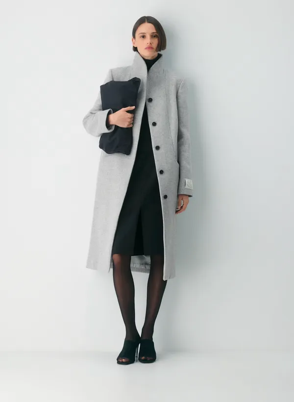 The Cocoon Long Coat - Luxe Wool Cashmere