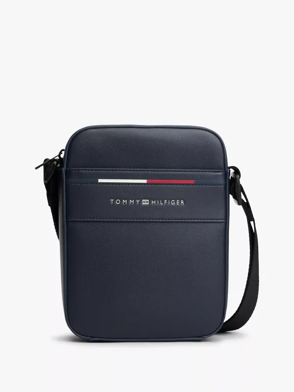 Signature Stripe Mini Reporter Bag